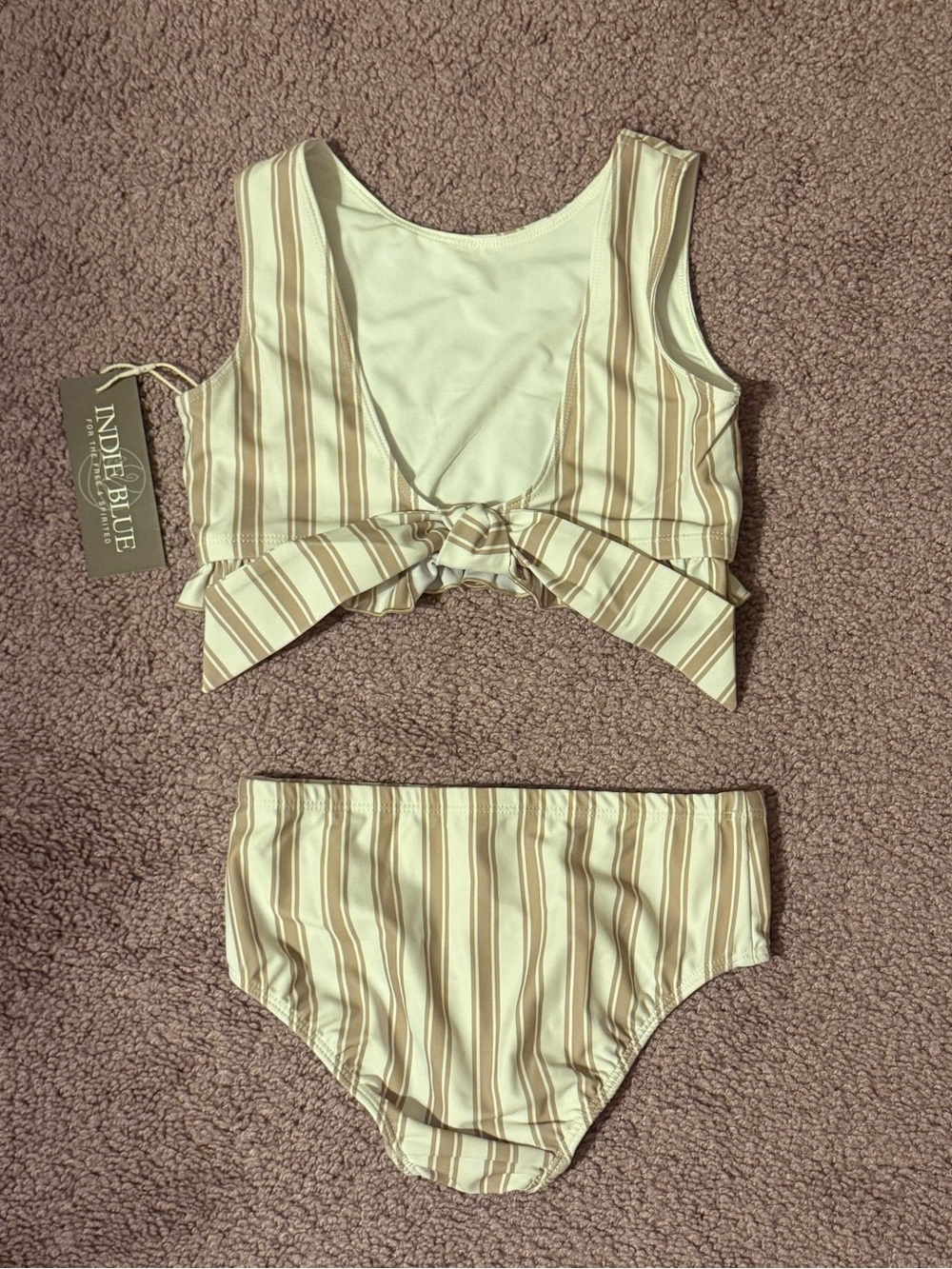 Indie Blue Girls size 7Y Scoop back Set - Picture 6 of 6
